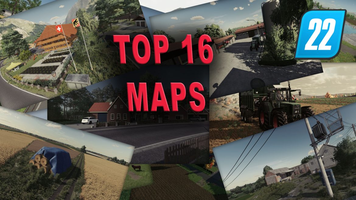 Die beliebtesten 16 MAPs im LS22